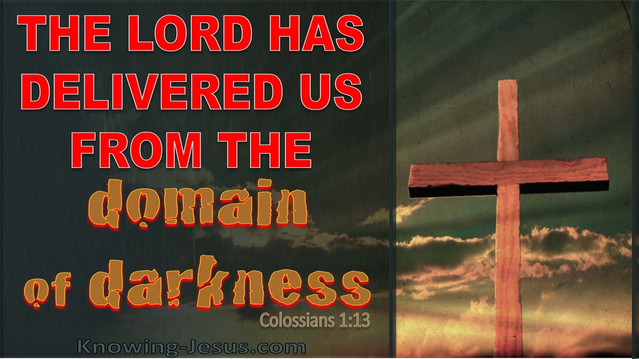 Colossians 1:13 The Lord Has Delivered Us (red)